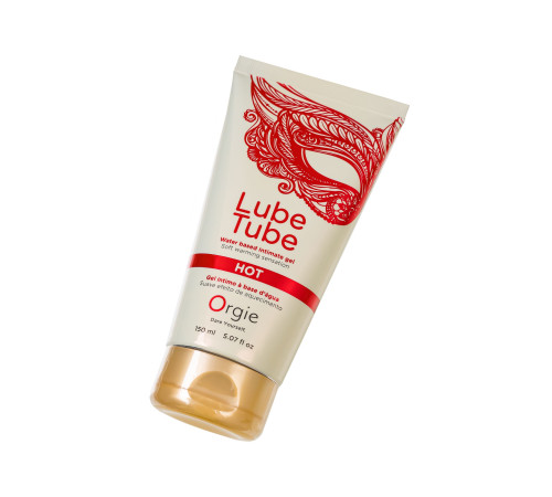 Интимный гель на водной основе Lube Tube Hot с разогревающим эффектом - 150 мл.