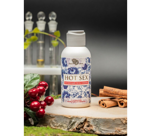 Согревающий и возбуждающий интимный гель-смазка HOT SEX - 100 мл.