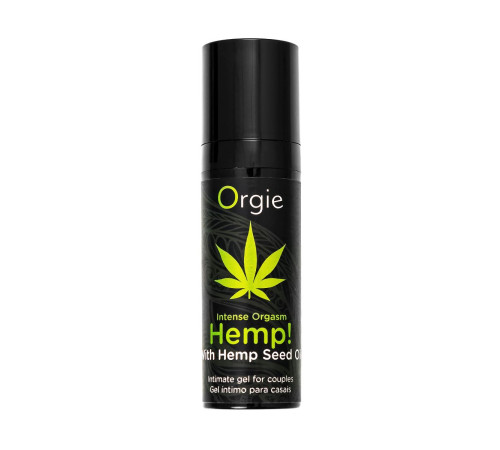 Возбуждающий интимный гель для пар Orgie Hemp Intense Orgasm - 15 мл.