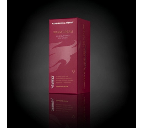 Согревающий крем для женщин Viamax Warm Cream - 50 мл.