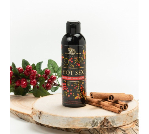 Согревающий и возбуждающий интимный гель-смазка HOT SEX - 200 мл.