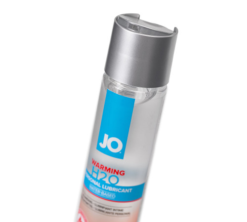 Возбуждающий лубрикант на водной основе JO Personal Lubricant H2O Warming - 120 мл.