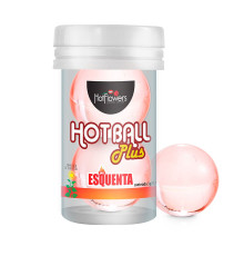 Лубрикант на масляной основе Hot Ball Plus с разогревающим эффектом (2 шарика по 3 гр.)