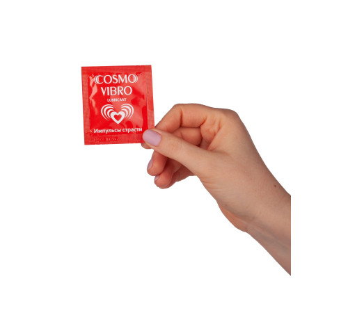 Саше женского стимулирующего лубриканта на силиконовой основе Cosmo Vibro - 3 гр.