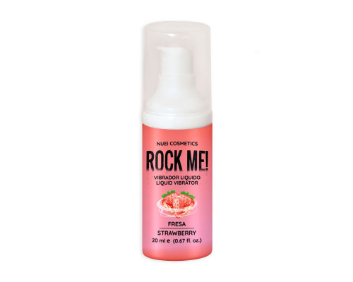 Заказать Жидкий вибратор Nuei Rock Me! с ароматом клубники - 20 мл.