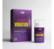 Стимулирующий гель с эффектом вибрации Blackberry Vibration - 15 мл.