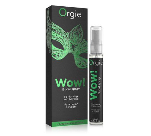 Оральный спрей Orgie WOW! Blowjob Spray с охлаждающим и возбуждающим эффектом - 10 мл.