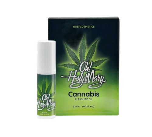 Стимулирующее масло Oh! Holy Mary Cannabis Pleasure Oil - 6 мл. Стимулирующее масло Oh! Holy Mary Cannabis Pleasure Oil - 6 мл.