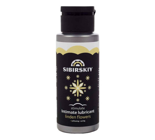 Возбуждающий интимный лубрикант SIBIRSKIY с ароматом цветков липы - 100 мл.