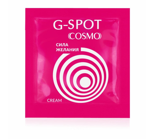 Стимулирующий интимный крем для женщин Cosmo G-spot - 2 гр. Стимулирующий интимный крем для женщин Cosmo G-spot - 2 гр.