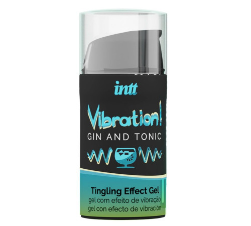 Жидкий интимный гель с эффектом вибрации Vibration! Gin Tonic - 15 мл. Жидкий интимный гель с эффектом вибрации Vibration! Gin Tonic - 15 мл.
