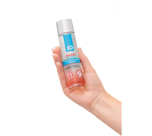 Возбуждающий лубрикант на водной основе JO Personal Lubricant H2O Warming - 120 мл.