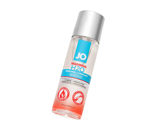 Возбуждающий лубрикант на водной основе JO Personal Lubricant H2O Warming - 60 мл.