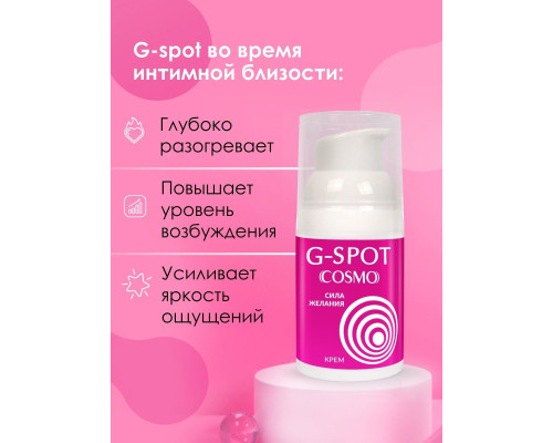 Заказать Стимулирующий интимный крем для женщин Cosmo G-spot - 28 гр.