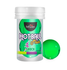 Лубрикант на силиконовой основе Hot Ball Plus с покалывающим эффектом (2 шарика по 3 гр.)