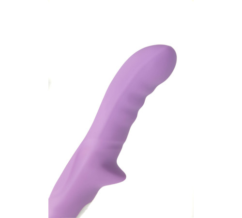 Сиреневый вибратор-ротатор Merry-Gor - 20,7 см.