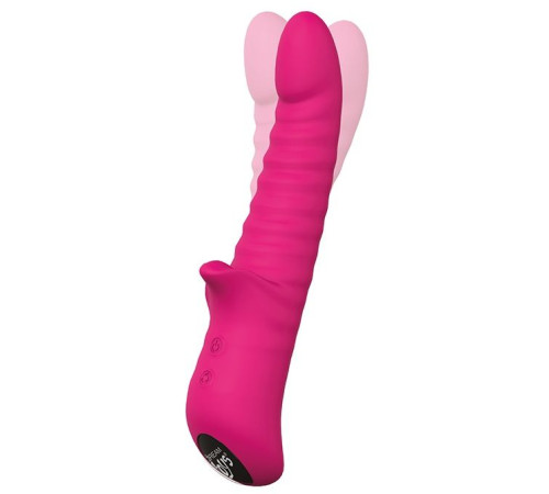Розовый виброротатор HONEY BEAR - 16 см. Розовый виброротатор HONEY BEAR - 16 см.