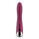 Заказать Малиновый вибратор-ротатор Spinning Vibe 1 - 18 см.