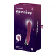 Заказать Малиновый вибратор-ротатор Spinning Vibe 1 - 18 см.