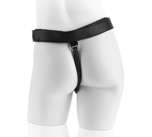 Страпон на виниловых трусиках Strap-on Harness Cock - 17,8 см.