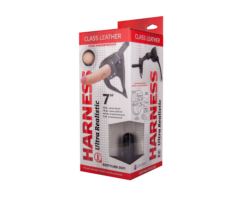 Заказать Насадка-фаллоимитатор на кожаных трусиках Harness Ultra Realistic 7 - 18 см. Заказать Насадка-фаллоимитатор на кожаных трусиках Harness Ultra Realistic 7 - 18 см.