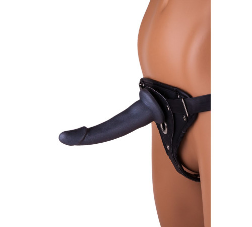 Кожаный пояс харнесс премиум класса WOMAN LONG(S) с 3 насадками