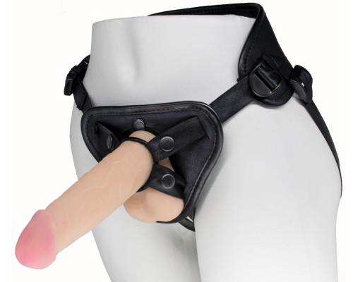 Заказать Пояс харнесс BEST UNI strap с 2 насадками - 18 и 22 см.