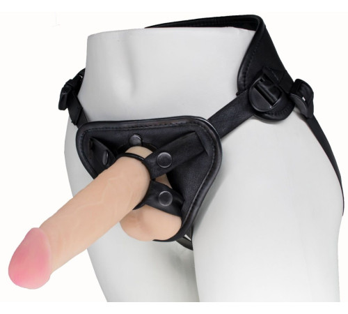 Пояс харнесс BEST UNI strap с 2 насадками - 18 и 22 см.