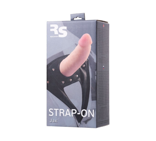 Телесный страпон на трусиках Realstick Jax - 17,9 см. Телесный страпон на трусиках Realstick Jax - 17,9 см.