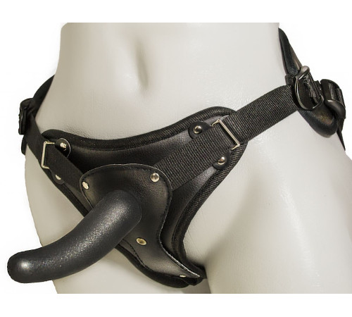 Женский страпон с вагинальной пробкой Woman Strap - 12 см.