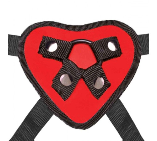 Красный поясной фаллоимитатор Red Heart Strap on Harness 5in Dildo Set - 12,25 см. Красный поясной фаллоимитатор Red Heart Strap on Harness 5in Dildo Set - 12,25 см.