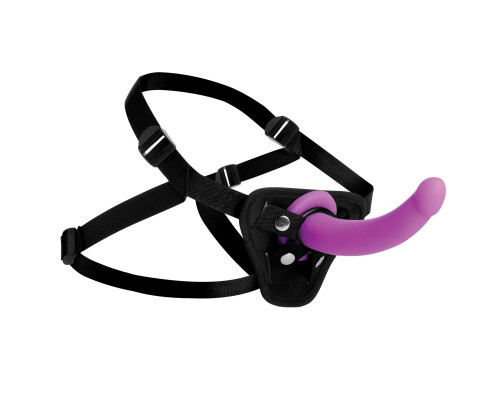 Заказать Лиловый поясной страпон Navigator Silicone G-Spot Dildo with Harness - 17,8 см. Заказать Лиловый поясной страпон Navigator Silicone G-Spot Dildo with Harness - 17,8 см.