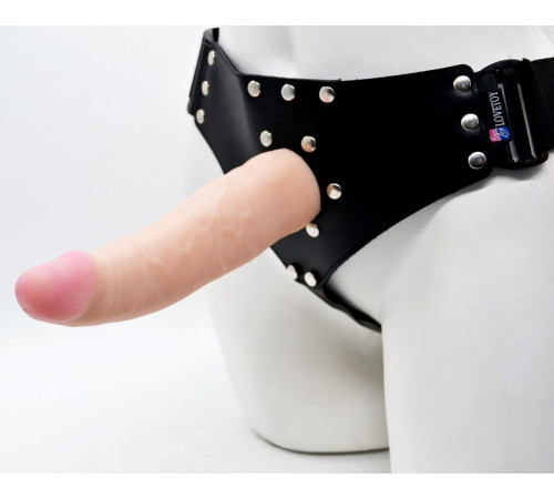 Пояс-трусики с 2 насадками Exotic-Alice - 18 и 10,5 см.