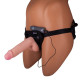 Заказать Страпон с 2 насадками и вибрацией UniStrap - 19 и 12 см.