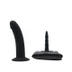 Заказать Страпон на эластичных ремнях Ultra Harness Les Dildo - 15 см.