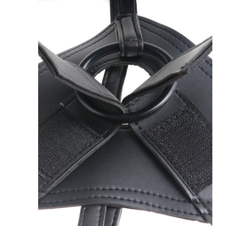 Страпон с телесной насадкой 7  Uncut with Strap on Harness - 18 см.
