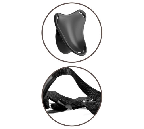 Страпон с телесной насадкой на присоске Beginner s Silicone Body Dock Kit - 14 см.