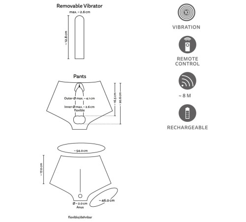 Силиконовые трусы с вибрирующим пенисом