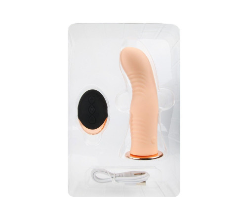 Женский вибрострапон со съемной насадкой и пультом ДУ