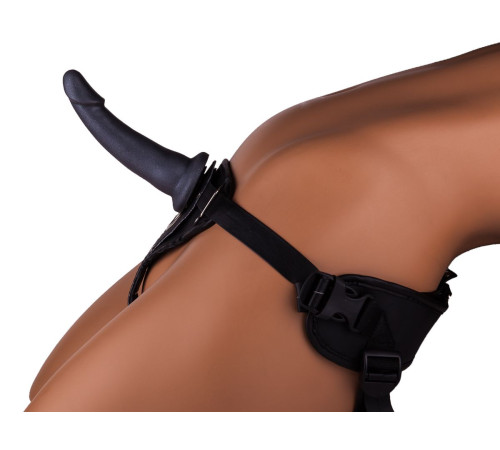 Кожаный пояс харнесс премиум класса WOMAN LONG(S) с 3 насадками