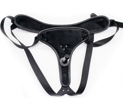 Вибрострапон Woman Midi с вагинальной пробкой - 22 см.