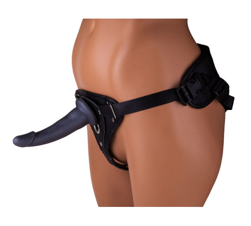 Кожаный пояс харнесс премиум класса WOMAN LONG(S) с 3 насадками