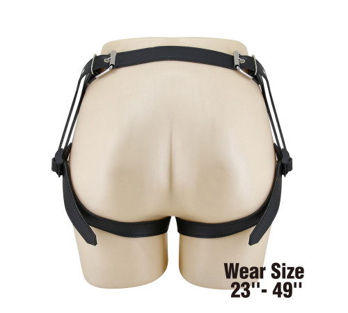 Поясной страпон Wells: трусики в форме бабочки и фаллоимитатор-насадка