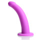 Заказать Лиловый поясной страпон Navigator Silicone G-Spot Dildo with Harness - 17,8 см.