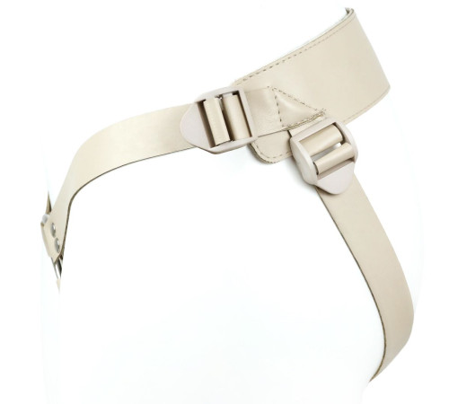 Телесный поясной фаллоимитатор - 22 см.