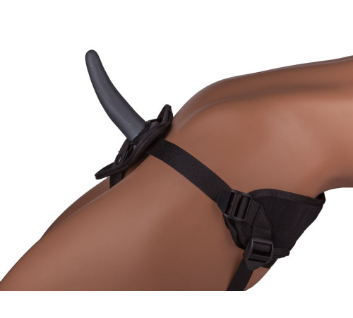 Страпон-унисекс с двумя насадками UNI strap 7  Harness - 19 и 12 см.