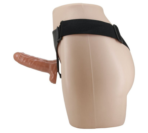 Страпон с вагинальной пробкой и вибрацией Ultra Passionate Harness - 16 см. Страпон с вагинальной пробкой и вибрацией Ultra Passionate Harness - 16 см.