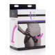 Заказать Лиловый поясной страпон Navigator Silicone G-Spot Dildo with Harness - 17,8 см.