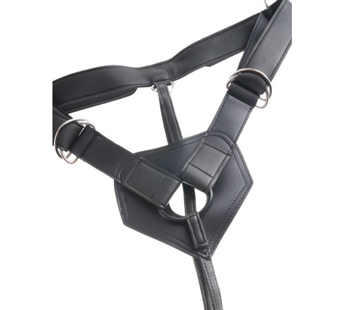 Страпон с телесной насадкой 7  Uncut with Strap on Harness - 18 см.